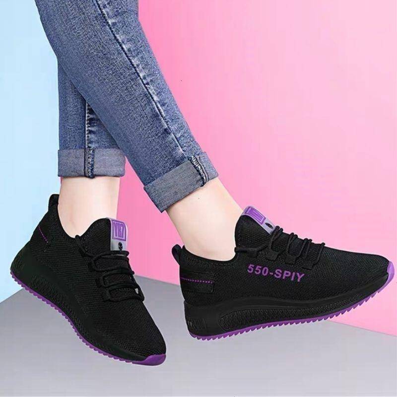 20 farben Neue Tuch Schuhe frauen Wanderschuhe Weichen Boden Nicht-slip Mom Turnschuhe Atmungsaktive Net Schuhe Mode Lässig einzelne Schuhe 40 von Joom DACH