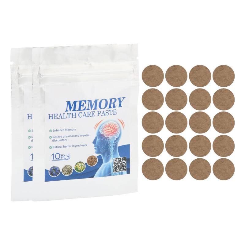 20 stücke Memory Enhancement Patch Gesundheit Pflege Verbessern Fokus Klebstoff Memory Verlust Lösung Patch von Joom DACH