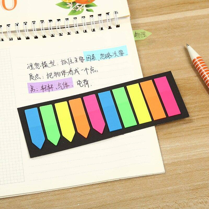 200 Blatt fluoreszierender selbstklebender Notizblock, Haftnotizen, Lesezeichen, Marker, Memo-Aufkleber, Papier für Studenten, Bürobedarf 200 Blatt fluoreszierender selbstklebender Notizblock, Haftnotizen, Lesezeichen, Marker, Memo-Aufkleber, Papier für Studenten, Bürobedarf von Joom DACH