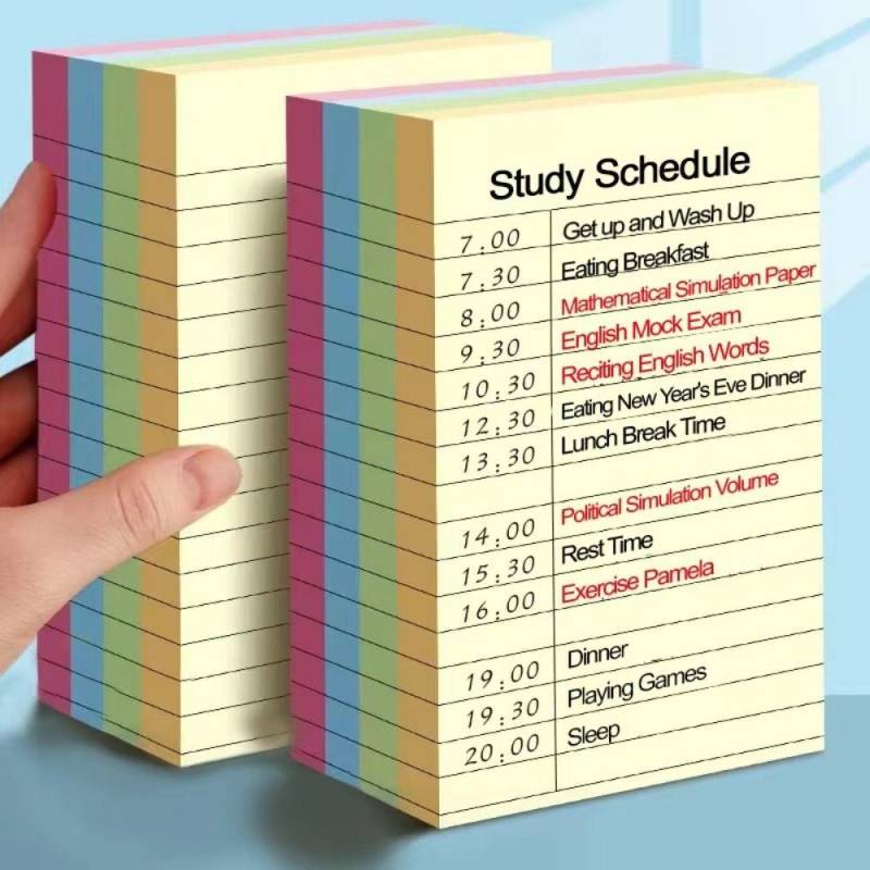 200 blätter Selbst-adhesive Memo Pad Papier N Mal Student Schreiben Marker Linie Haftnotizen Notizblock 7.6*7.6cm von Joom DACH