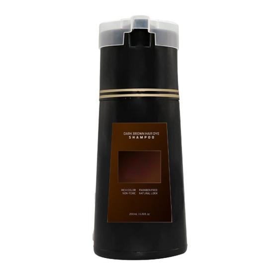 200ML Haarfärbeshampoo Natürliche pflanzliche Inhaltsstoffe Männer Frauen Grauabdeckung Sofortige Haarfärbung 200ML dunkelbraune 200ML Haarfärbeshampoo Natürliche pflanzliche Inhaltsstoffe Männer Frauen Grauabdeckung Sofortige Haarfärbung 200ML dunkelbraune von Joom DACH