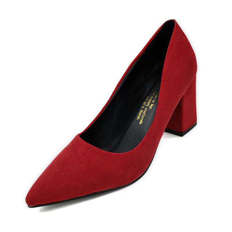 2019 Frühling Koreanische Spitzschuh High Heel Damen Modische Hochzeitsschuhe 41 rot 2019 Frühling Koreanische Spitzschuh High Heel Damen Modische Hochzeitsschuhe 41 rot von Joom DACH