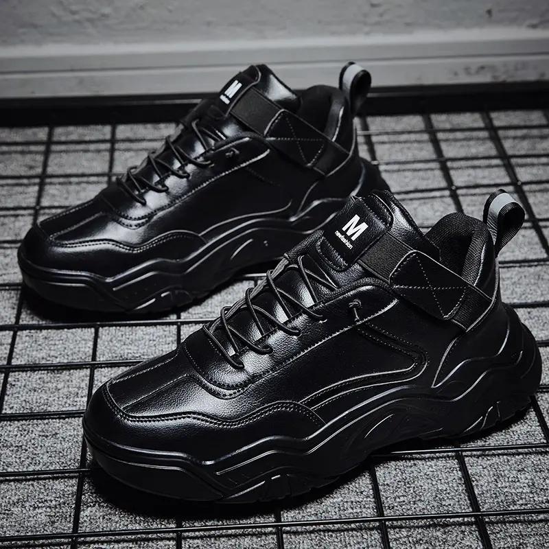 2020 Winter Plus Samt Warme männer Sport Schuhe Mode Schuhe Casual Schuhe Trend Student Laufschuhe Männer 45 schwarz von Joom DACH