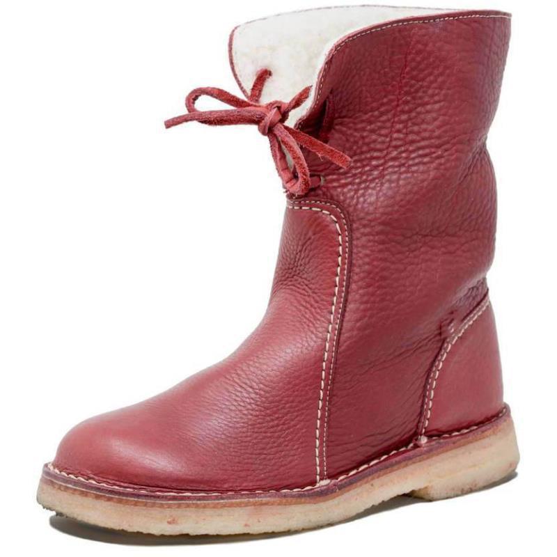 2021 Herbst und Winter Neue Damen-Schneestiefel mit runder Spitze und samtiger Schnürung und flachem Boden Große Freizeitschuhe Stiefeletten 43 rot 2021 Herbst und Winter Neue Damen-Schneestiefel mit runder Spitze und samtiger Schnürung und flachem Boden Große Freizeitschuhe Stiefeletten 43 rot von Joom DACH