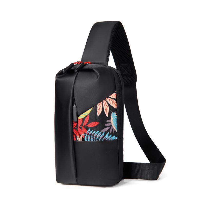 2021 Herren Umhänge-Business-Brusttasche - Modische Outdoor- und Freizeit-Kleine Schultertasche & Hüfttasche schwarz von Joom DACH