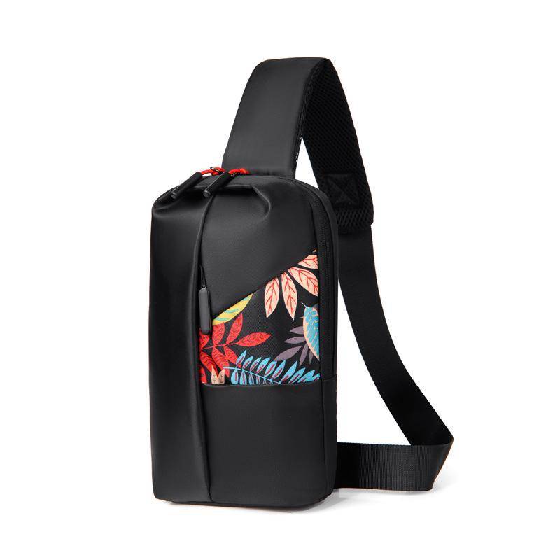 2021 Herren Umhänge-Business-Brusttasche - Modische Outdoor- und Freizeit-Kleine Schultertasche & Hüfttasche schwarz von Joom DACH