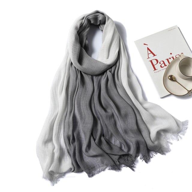 2021 neue Schal Frauen Schal Mode Baumwolle Weiche Große Größe Wraps Für Dame Pashmina Bandana Foulard Hijabs Stirnband Weibliche Schals von Joom DACH