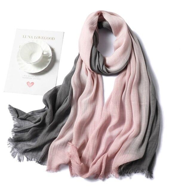 2021 neue Schal Frauen Schal Mode Baumwolle Weiche Große Größe Wraps Für Dame Pashmina Bandana Foulard Hijabs Stirnband Weibliche Schals von Joom DACH