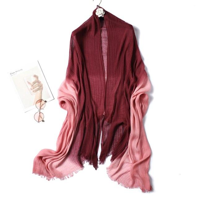 2021 neue Schal Frauen Schal Mode Baumwolle Weiche Große Größe Wraps Für Dame Pashmina Bandana Foulard Hijabs Stirnband Weibliche Schals von Joom DACH