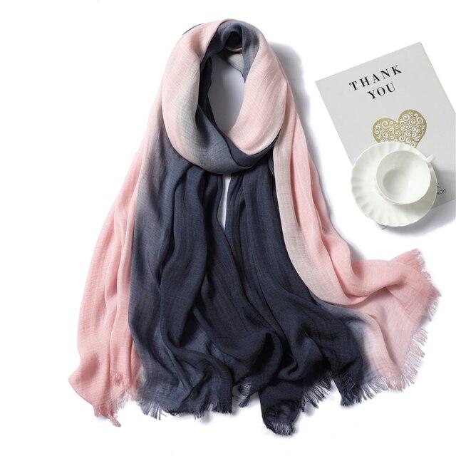 2021 neue Schal Frauen Schal Mode Baumwolle Weiche Große Größe Wraps Für Dame Pashmina Bandana Foulard Hijabs Stirnband Weibliche Schals von Joom DACH