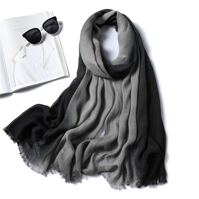 2021 neue Schal Frauen Schal Mode Baumwolle Weiche Große Größe Wraps Für Dame Pashmina Bandana Foulard Hijabs Stirnband Weibliche Schals von Joom DACH