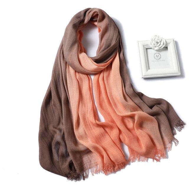 2021 neue Schal Frauen Schal Mode Baumwolle Weiche Große Größe Wraps Für Dame Pashmina Bandana Foulard Hijabs Stirnband Weibliche Schals von Joom DACH