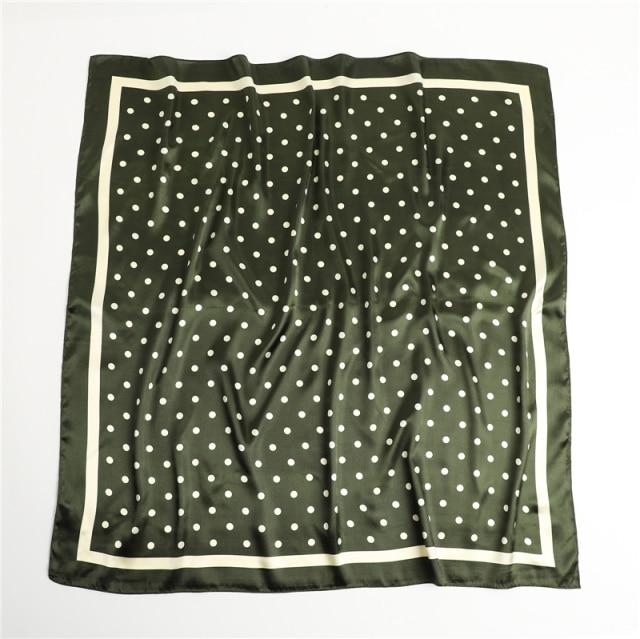 2021 seide Schal Quadrat Schal Für Frauen Drucken Stirnband Foulard Satin Hijab Haar Bands Halstuch Weibliche Kopf Wraps Bandana 90x90cm von Joom DACH