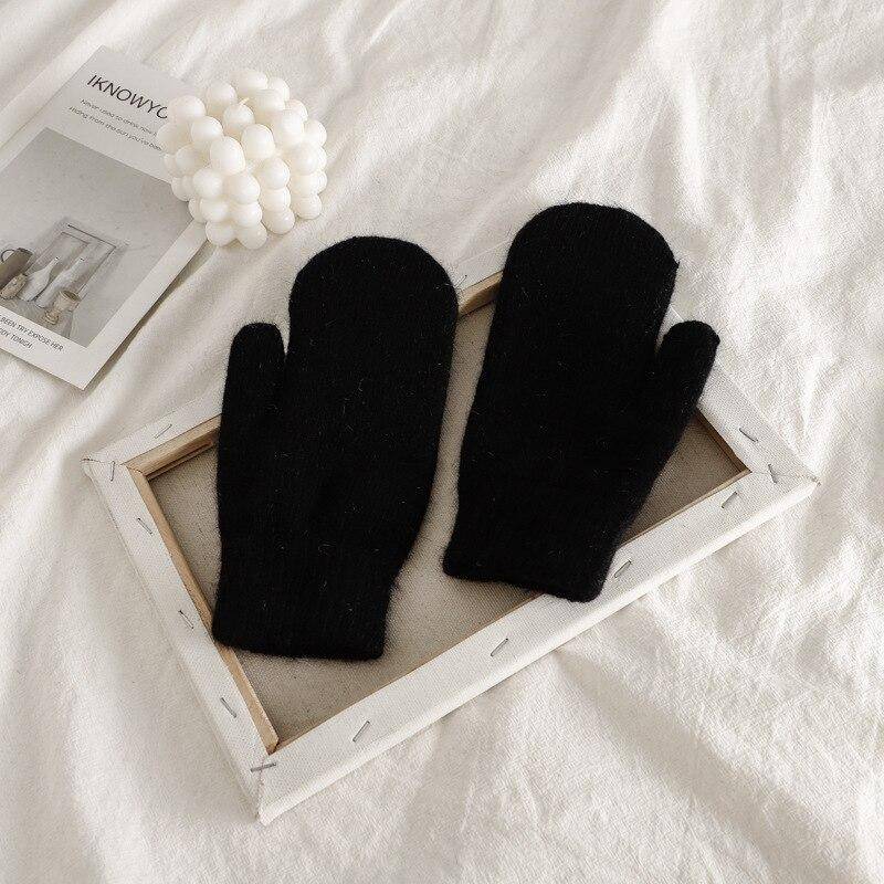 2022 Winter Warm halten Plus Feste Elastizität Weiche Vollfinger Fäustlinge Handschuhe für Frauen Gestrickte Süße Handschuhe One Size schwarz 2022 Winter Warm halten Plus Feste Elastizität Weiche Vollfinger Fäustlinge Handschuhe für Frauen Gestrickte Süße Handschuhe One Size schwarz von Joom DACH