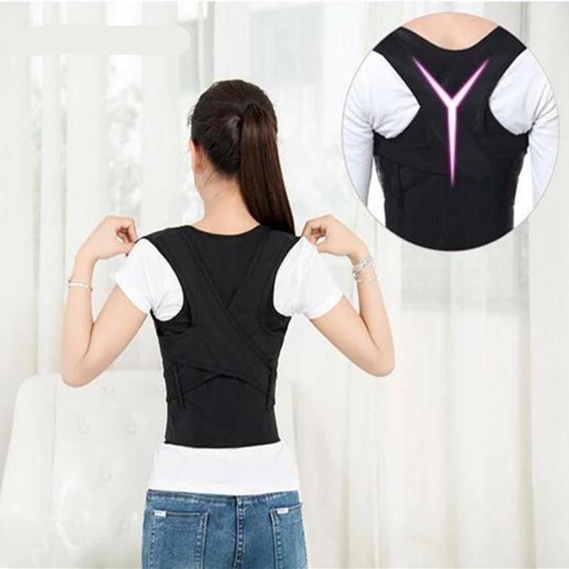 2022 kinder Erwachsene Korsett Zurück Haltung Corrector Therapie Schulter Lenden Klammer Wirbelsäule Unterstützung Gürtel Haltung Korrektur Für Männer Frauen 2XL(Waist-78-84cm) schwarz von Joom DACH