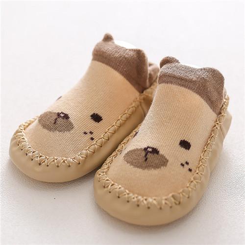 2022 neugeborenes Baby Socken mit Gummisohlen Säuglingsbabys Mädchen Jungen Schuhe Frühling Herbst Baby Bodensocken Rutschfeste weiche Sohle Socke für Mädchen Jungen L for 13-18m von Joom DACH
