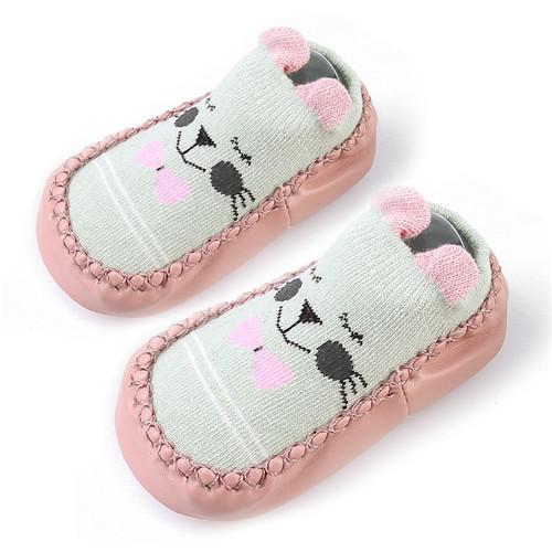 2022 neugeborenes Baby Socken mit Gummisohlen Säuglingsbabys Mädchen Jungen Schuhe Frühling Herbst Baby Bodensocken Rutschfeste weiche Sohle Socke für Mädchen Jungen M for 7-12m von Joom DACH