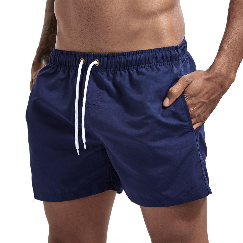 2022 sommer männer Board Shorts Schnell Trocken Urlaub Strand Surf Tasche Badehose Sport Lauf Hybird Shorts M-XXL L navy blau von Joom DACH