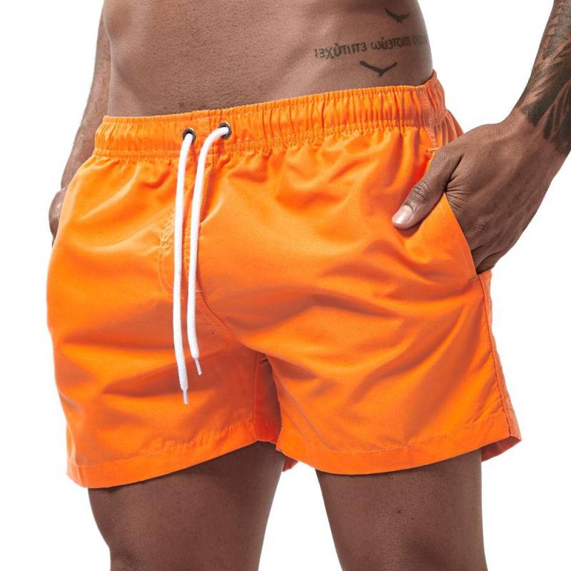 2022 sommer männer Board Shorts Schnell Trocken Urlaub Strand Surf Tasche Badehose Sport Lauf Hybird Shorts M-XXL XXL orange von Joom DACH
