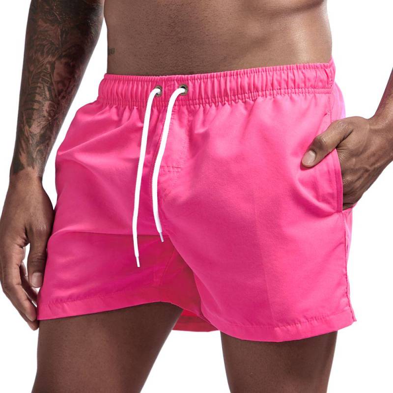 2022 sommer männer Board Shorts Schnell Trocken Urlaub Strand Surf Tasche Badehose Sport Lauf Hybird Shorts M-XXL XXL rosa von Joom DACH