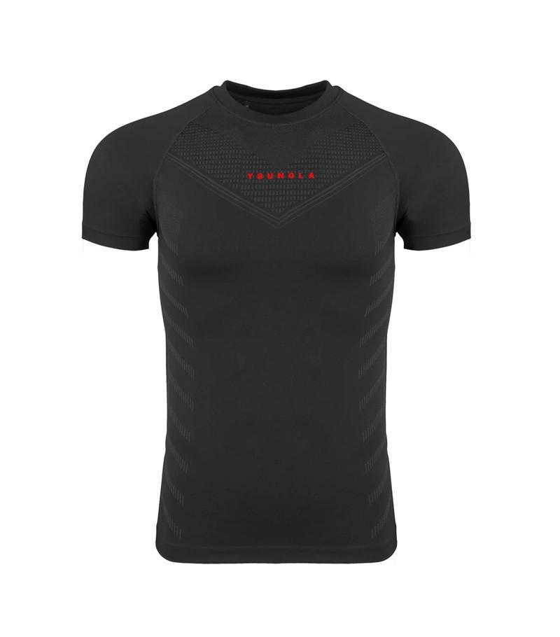 2023 Herren Hochelastisches Muskel-Fit Sport-T-Shirt - Kurzärmlige Fitness-Trainingsbekleidung M von Joom DACH