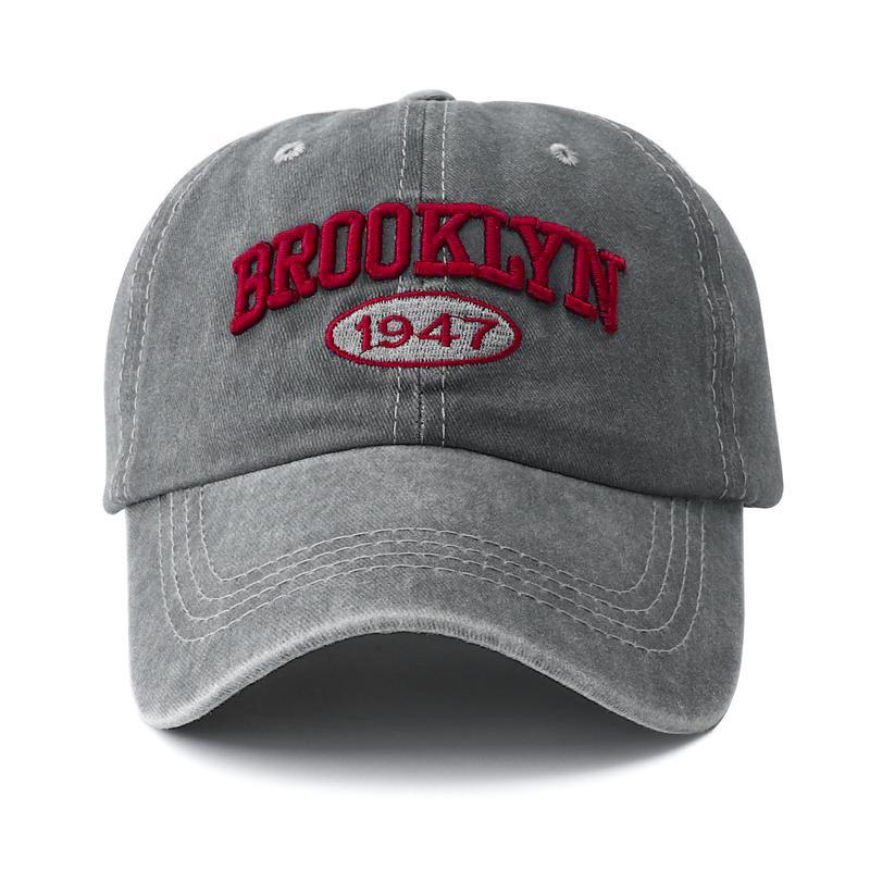 2023 Hochwertiger Snapback-Hut mit Brooklyn-Stickerei für Männer, Vintage, schwarz-grün gewaschene Baseball-Caps für Frauen, Gorras Hombre Adjustable von Joom DACH