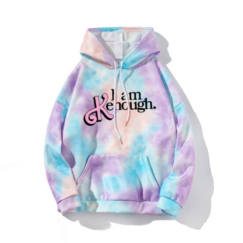 2023 Hot Movie Ich bin Kenough 3D Tie Dye Hoodie Sweatshirt Mit Kapuze Streetwear Cosplay Männer Frauen Mode Y2k Kleidung L von Joom DACH