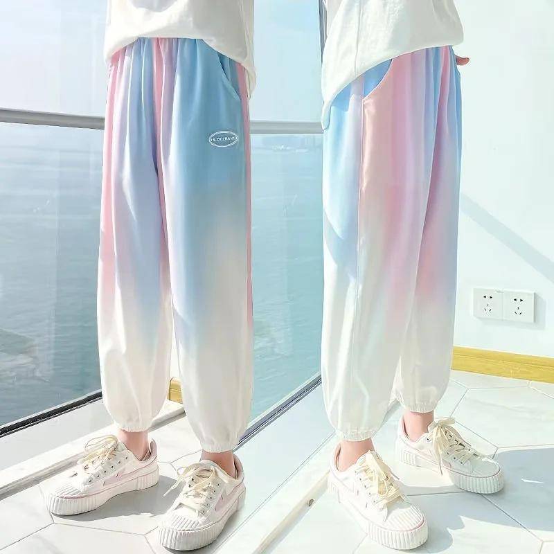 2023 Mädchen Eisseide Anti-Mücken Sommerhose - Leichte, Atmungsaktive Sporthose für Kinder 170 cm von Joom DACH