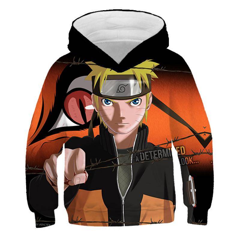 2023 Neue Naruto Hoodie Animation Kinder 3D-gedruckte Mode-Sweatshirts Jungen Mädchen Kinder Pullover Streetwear Mäntel 3-14 Jahre alt 160cm von Joom DACH