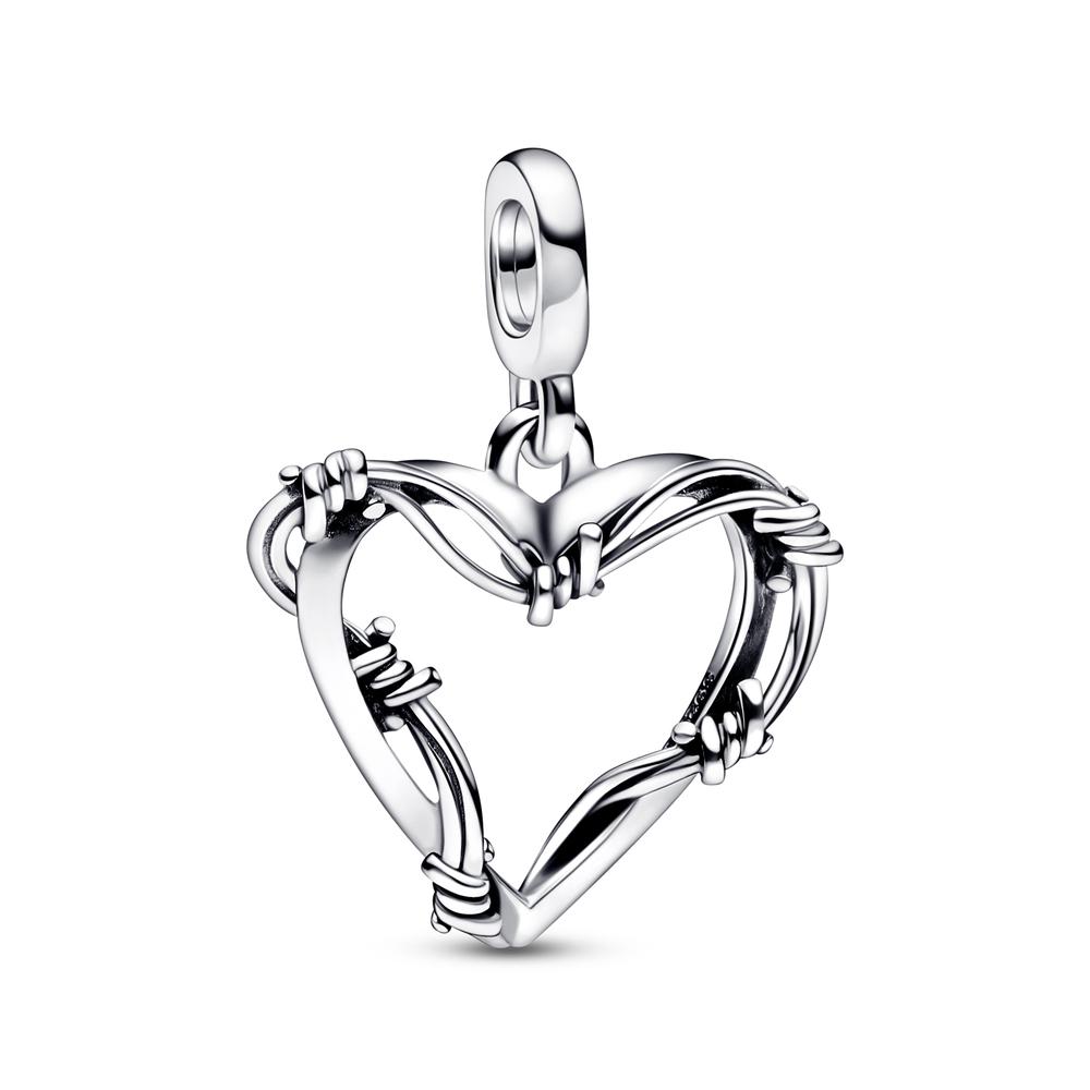 2023 Sterling Silber S925 Charme ME Herz Charm Loved Hoops Ohrring Anhänger Fit Original Armband Me Frauen Schmuck Geschenk von Joom DACH