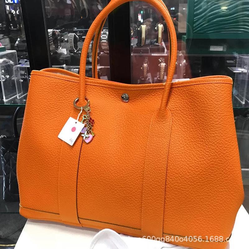 2023 Trendy Echtleder Gartentasche: Umhängetasche und Handtasche für Damen mit großem Fassungsvermögen von Joom DACH