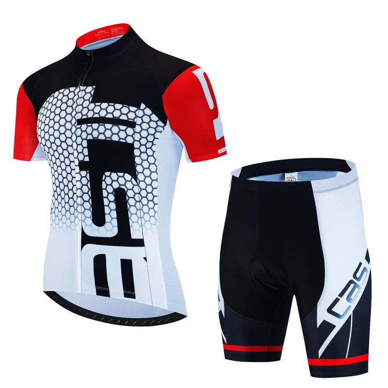 2023 fahrräder Radfahren Jersey Set MTB männer Radfahren Maillot Sommer Zyklus T-Shirt Bib Shorts Anzug Triathlon Mountainbike Kleidung XL von Joom DACH