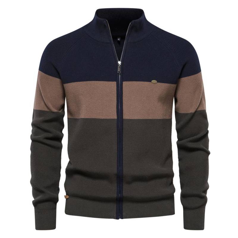 2023 neue Herbst und Winter Patchwork Farbe Pullover für Männer Zipper Strickjacken für Männer Hohe Qualität Jugend Männer Baumwolle Pullover L 75-85 kg dunkelblau 2023 neue Herbst und Winter Patchwork Farbe Pullover für Männer Zipper Strickjacken für Männer Hohe Qualität Jugend Männer Baumwolle Pullover L 75-85 kg dunkelblau von Joom DACH