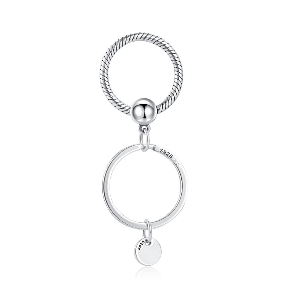 2023 neue S925 Sterling Silber Schmuck Mode Halskette Schlüssel Ring KeyChain Fit Original Charms & Anhänger DIY Für Frauen Geschenk von Joom DACH