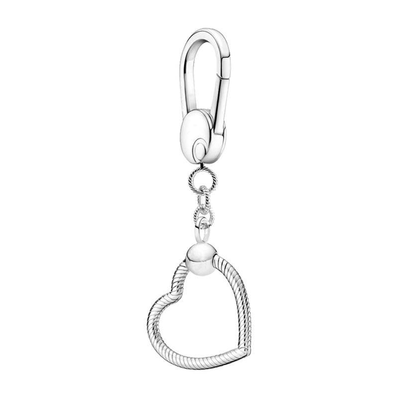2023 neue S925 Sterling Silber Schmuck Mode Halskette Schlüssel Ring KeyChain Fit Original Charms & Anhänger DIY Für Frauen Geschenk von Joom DACH