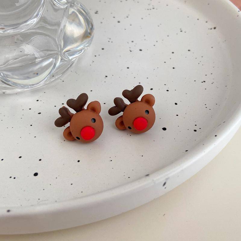 2023 neue Weihnachtsbaum-Ohrringe, niedlicher Cartoon-Bogen-Knoten-Tropfen-Ohrring für Frauen, Weihnachten, Weihnachtsmann, Schneemann, Ohrringe, Mädchen, Weihnachten, Neujahr, Schmuck, Geschenke 1 pair von Joom DACH