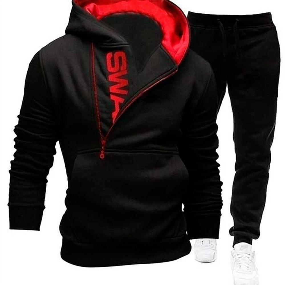 2023 warme Männer Winter Casual Hoodies Anzug Halb Zipper Tasche Sport Outfit Brief Gedruckt Komfortable Soft Slim Set M schwarz 2023 warme Männer Winter Casual Hoodies Anzug Halb Zipper Tasche Sport Outfit Brief Gedruckt Komfortable Soft Slim Set M schwarz von Joom DACH