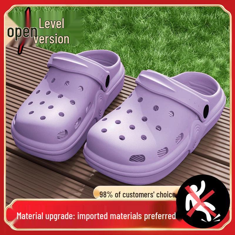 Leichte perforierte Schuhe für Paare, rutschfeste Sommersandalen, strapazierfähig für Outdoor-Fahrten für Männer und Frauen. Size 36-37 von Joom DACH