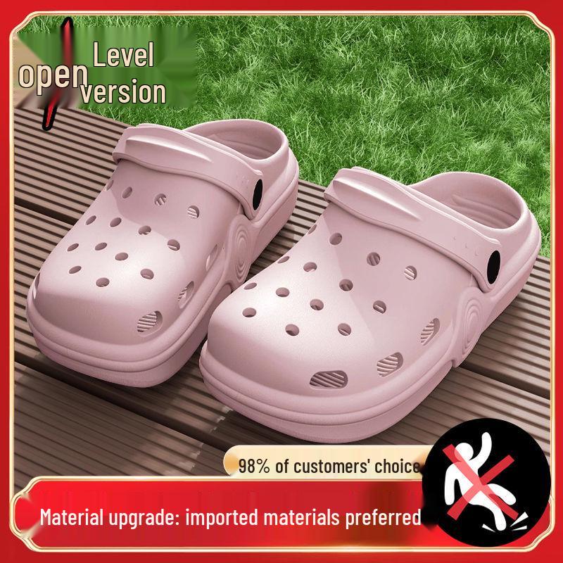 Leichte perforierte Schuhe für Paare, rutschfeste Sommersandalen, strapazierfähig für Outdoor-Fahrten für Männer und Frauen. Size 38-39 von Joom DACH