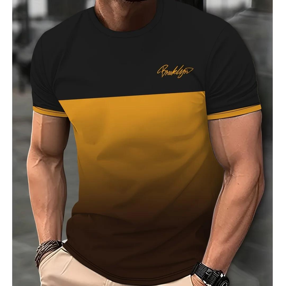 2024 Casual männer T-Shirts Frühling Kleidung Ombre Shirts Übergroßen Kurzarm Tops Jungen Tees 5XL Vintage Für Herren T-Shirts 6XL 2024 Casual männer T-Shirts Frühling Kleidung Ombre Shirts Übergroßen Kurzarm Tops Jungen Tees 5XL Vintage Für Herren T-Shirts 6XL von Joom DACH