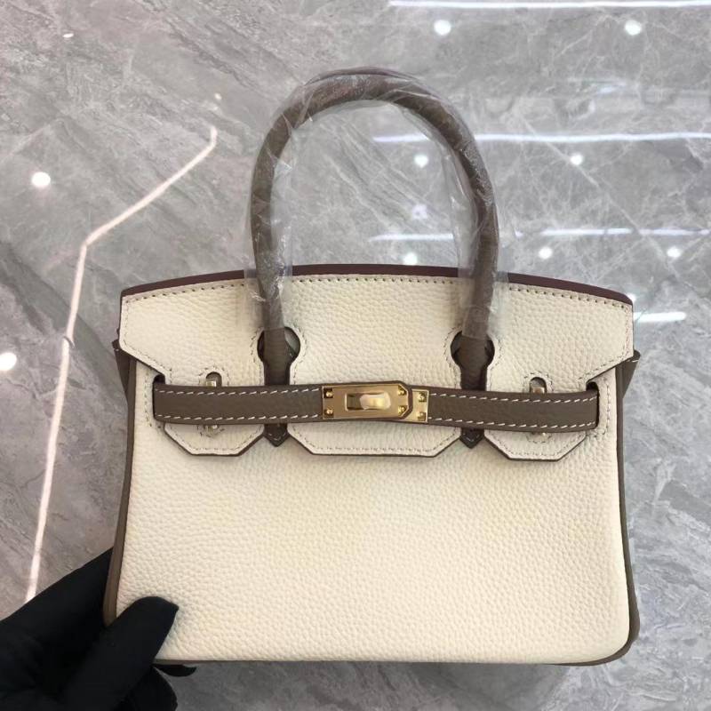 2024 Colorblock Platinum Lychee Grain Rindsleder Schultertasche - Lässige Pendlerhandtasche Medium 30cm von Joom DACH
