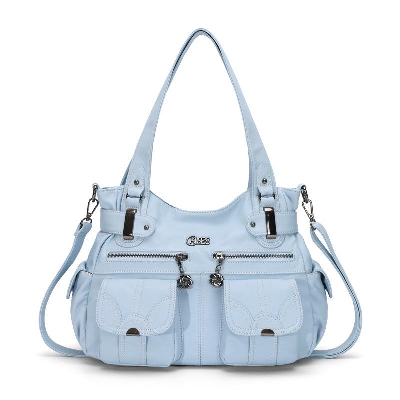 2024 Damen-Umhängetasche aus PU mit großer Kapazität - Handtasche im europäischen und amerikanischen Stil von Joom DACH