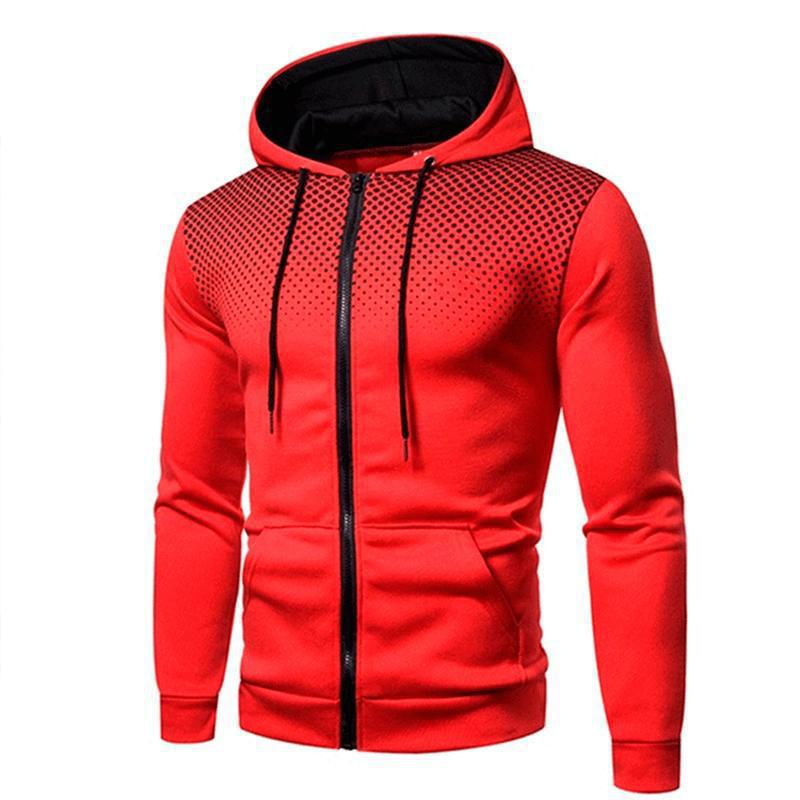 2024 Einfarbiges Kapuzenpullover-Sweatshirt für Herren XXL rot 2024 Einfarbiges Kapuzenpullover-Sweatshirt für Herren XXL rot von Joom DACH
