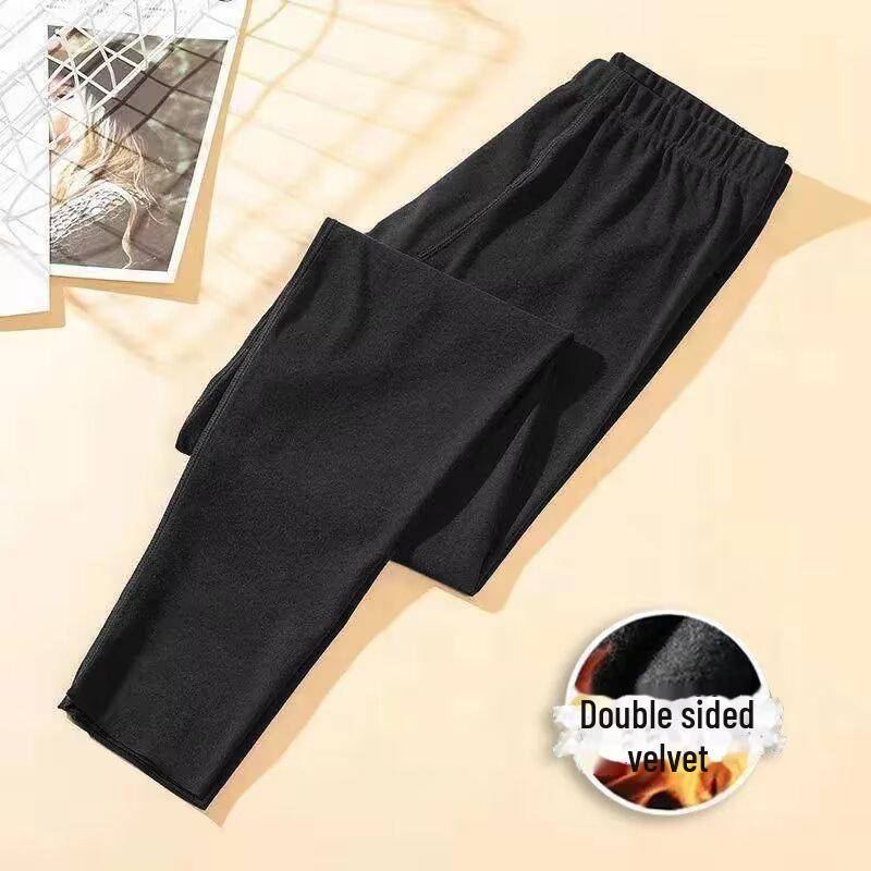 2024 Herren-Unterhemd aus Baumwolle: Dünne, warme Winterunterhose M schwarz von Joom DACH