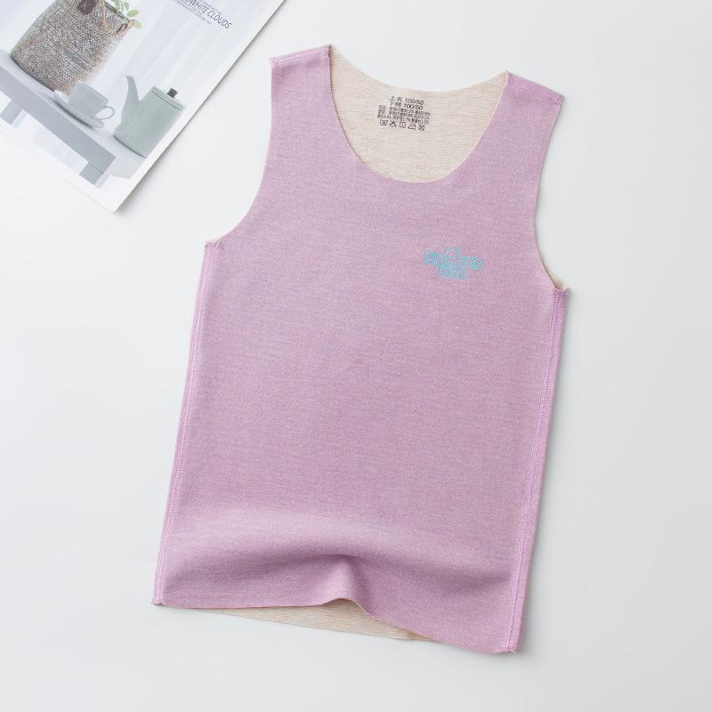 2024 Kinder Seide Wolle Nahtloses Samt Unterhemd für Herbst & Winter 150 cm von Joom DACH