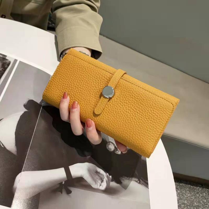 2024 Lange Damen-Geldbörsen aus echtem Leder, Markendesign, Clutch, ausgezeichnete Brieftasche aus Kalbsleder, Kartenhalter, Handy-Clutches gelb 2024 Lange Damen-Geldbörsen aus echtem Leder, Markendesign, Clutch, ausgezeichnete Brieftasche aus Kalbsleder, Kartenhalter, Handy-Clutches gelb von Joom DACH