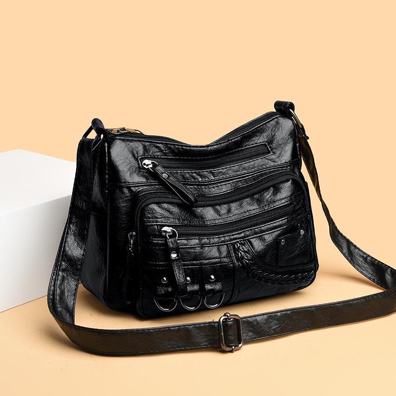 2024 Neue Damen-Umhängetasche im neuen Stil - Trendige Umhängetasche für Damen, High-End, Mama-Tasche 25*9*18 cm von Joom DACH