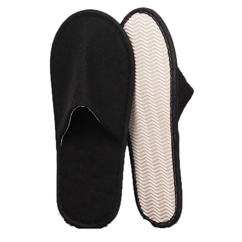 2024 Neue Einfache Mode Unisex Hausschuhe Hotel Reise Spa Tragbar Herren Hausschuhe Einweg Zuhause Gast Indoor Leinen Herren Hausschuhe 28x11cm von Joom DACH