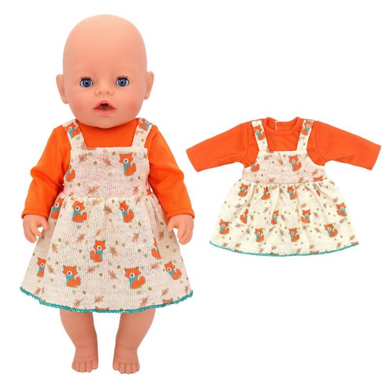 2024 Neue Puppenkleidung für 17 Zoll 43 cm Babypuppe Niedliche Pullover Strampler Puppenkleidung von Joom DACH