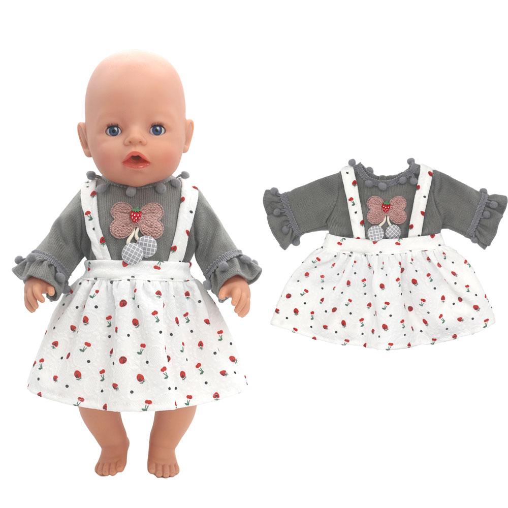 2024 Neue Puppenkleidung für 17 Zoll 43 cm Babypuppe Niedliche Pullover Strampler Puppenkleidung von Joom DACH